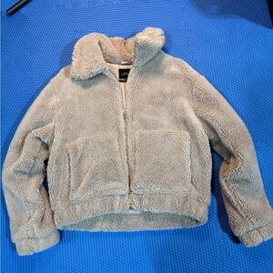 Urban Outfitters Cream Teddy Jacket